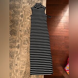 French Connection sleeveless sweater high neck dress